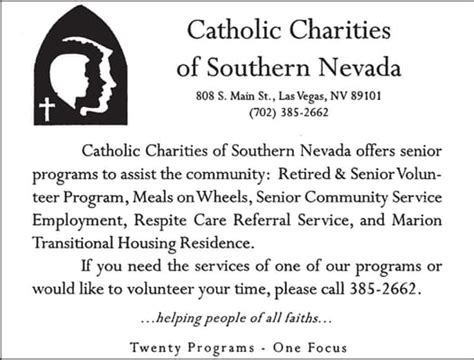 fotos de catholic charities of southern nevada|clarity card nevada homeless.